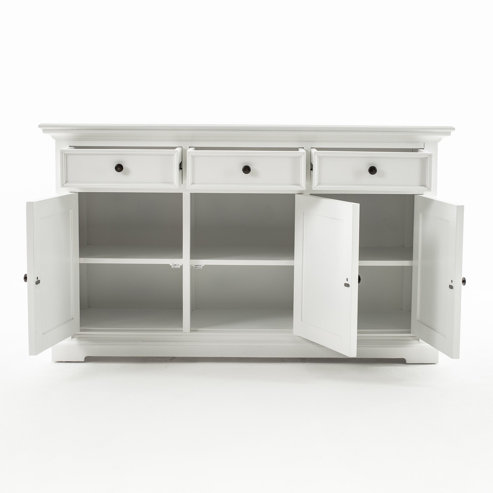 Provence French Country White Classic Sideboard with 3 doors
