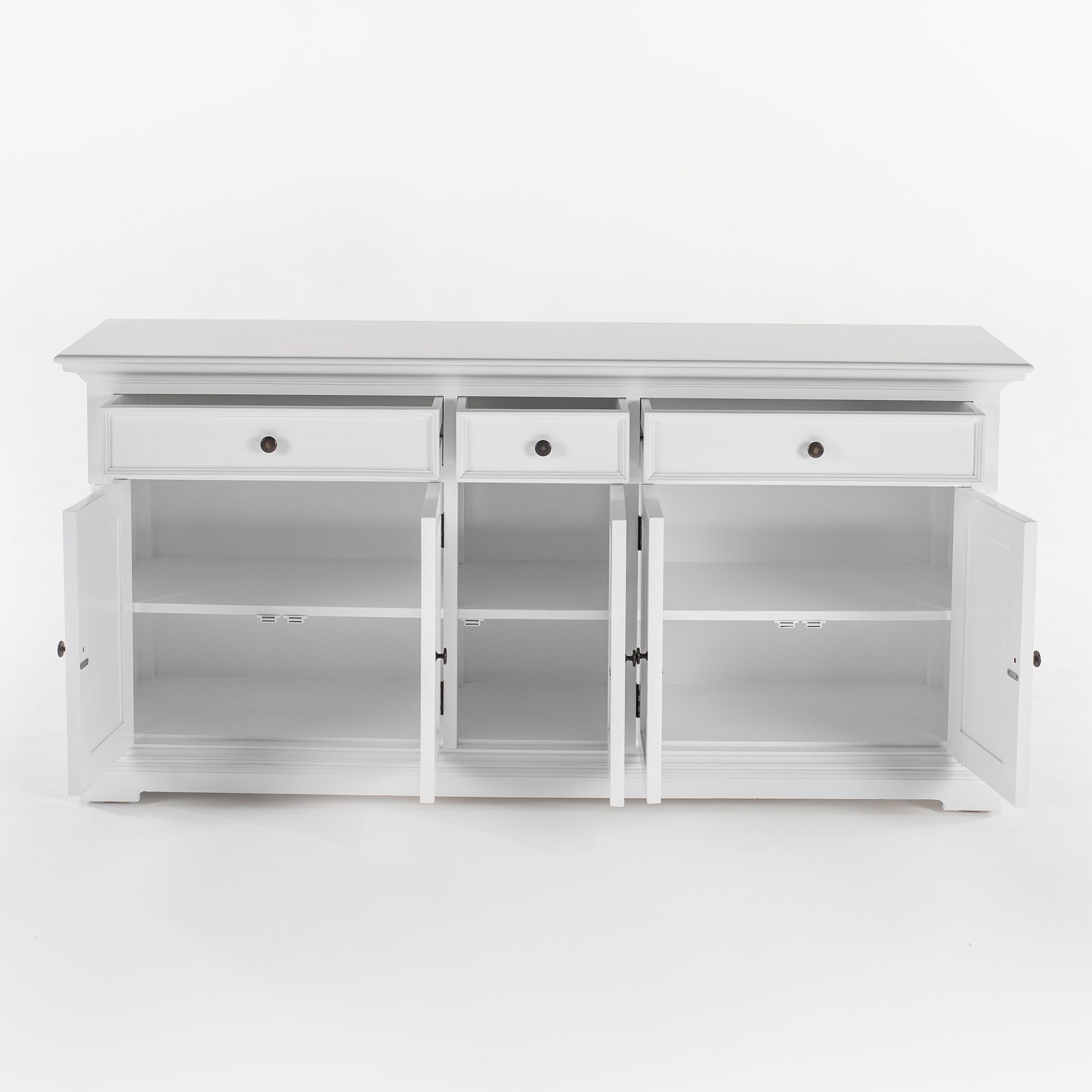Provence French Country White Buffet with 5 Doors