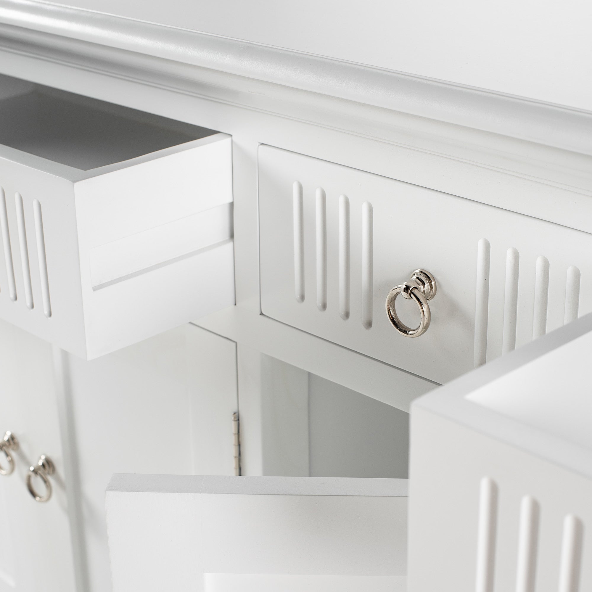 Skansen Nordic Design Classic White Buffet with 5 Doors