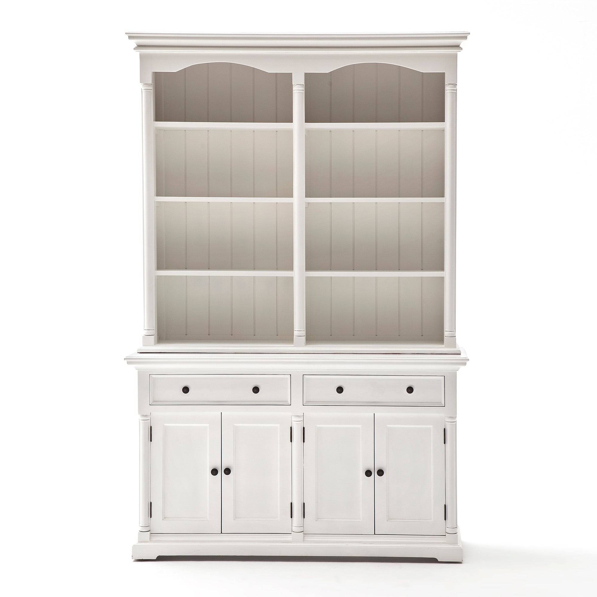 Provence French Country White Hutch Cabinet