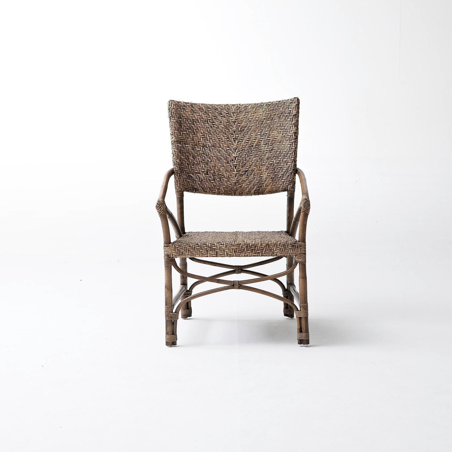 Wickerworks Rustic Handwoven Rattan Jester Chair (Set of 2)
