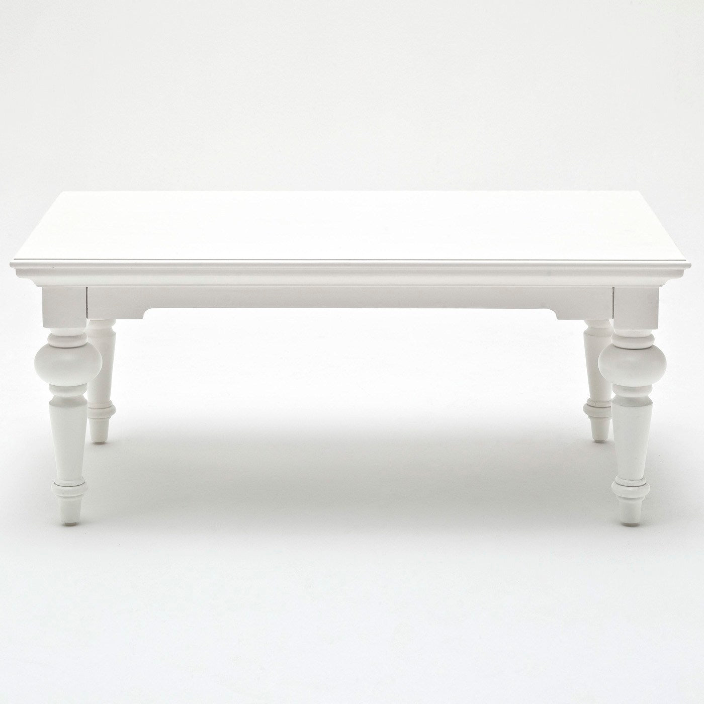 Provence French Country White Rectangular Coffee Table