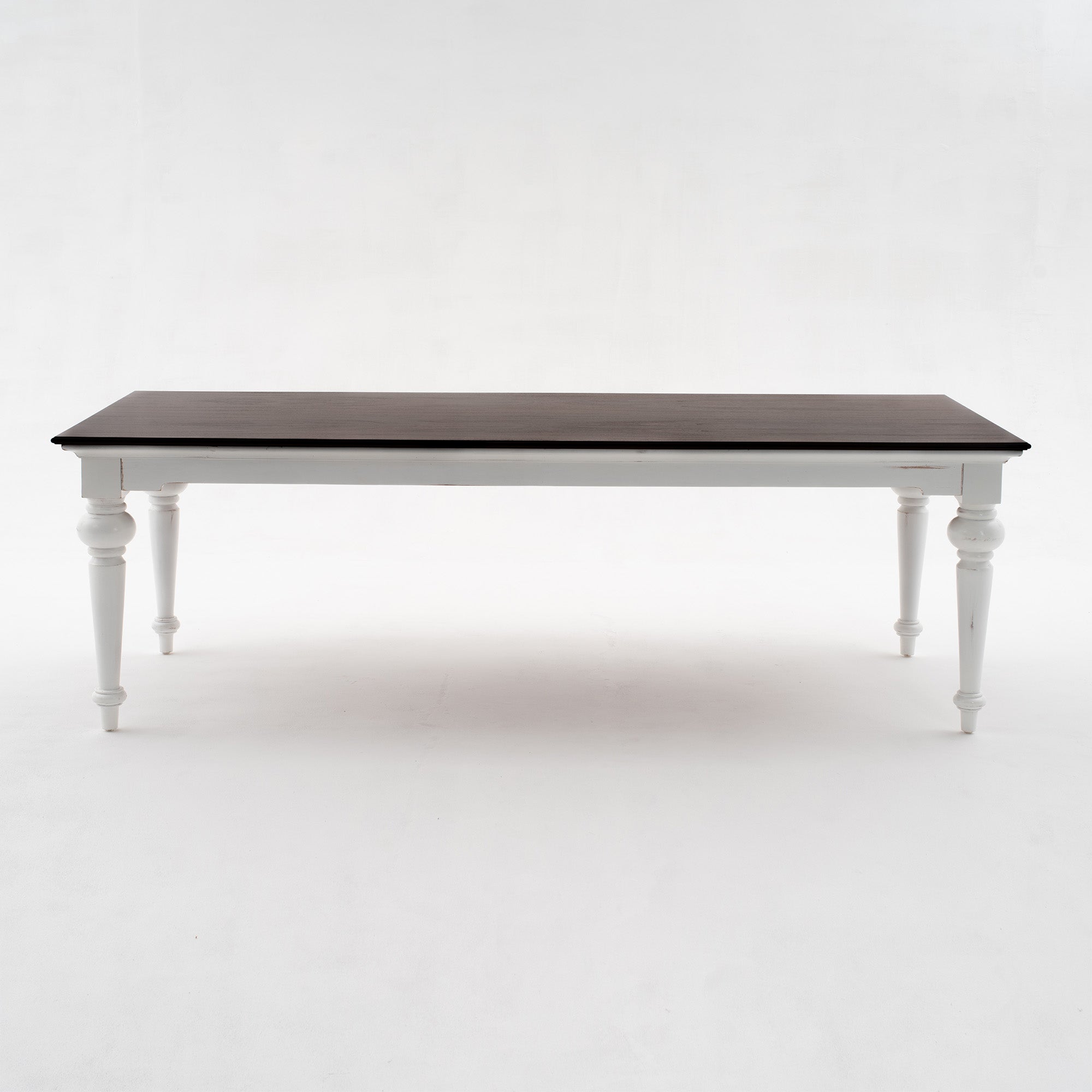 Provence Accent French Country White & Brown Dining Table 240