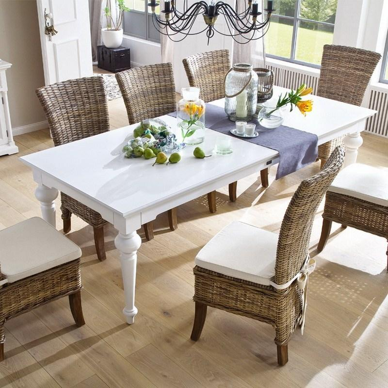 Provence French Country White 79" Dining Table